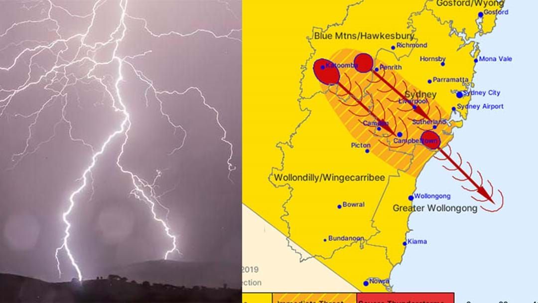 Article heading image for Severe Thunderstorm Warning Issued For Sydney This Afternoon