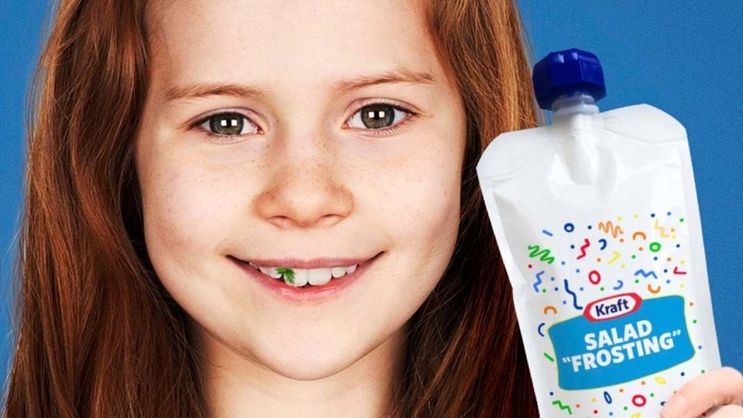 Article heading image for Kraft Have Brought Out Salad Frosting To Convince Kids To Eat Healthy!