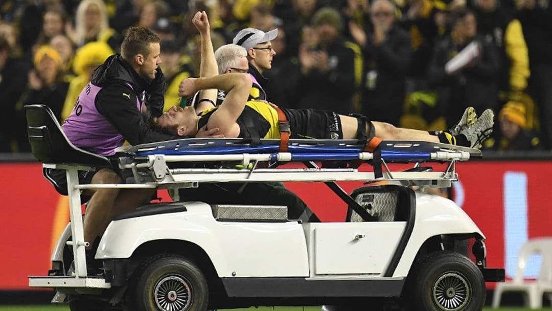Article heading image for Reece Conca Avoids Surgery After Being Cleared Of Broken Leg