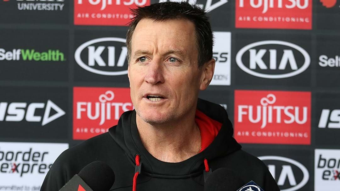 Article heading image for John Worsfold Says Essendon's Free Kick Count Is "Alarming"