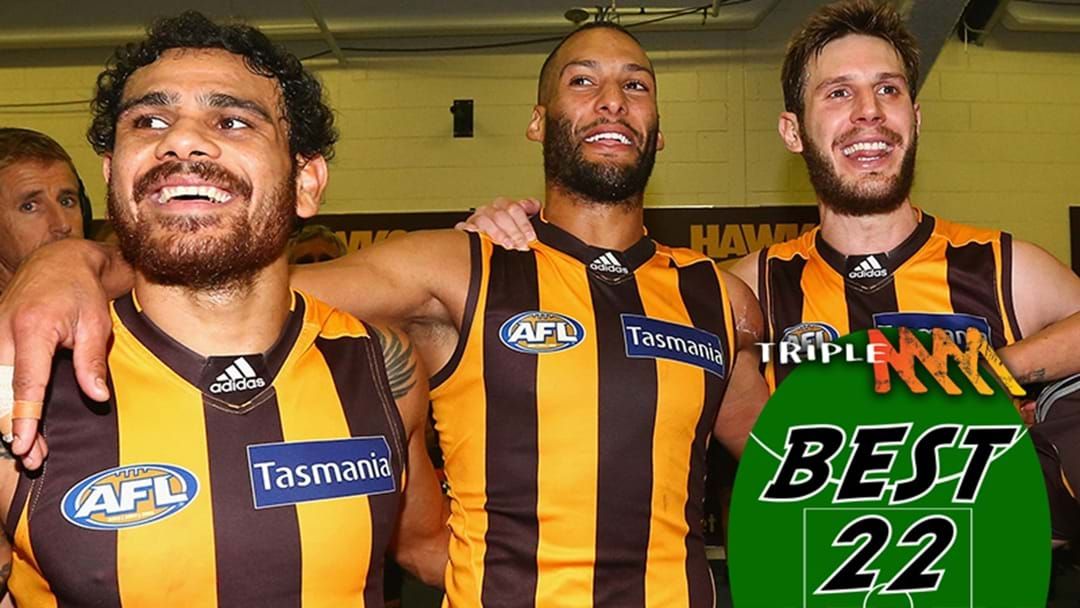 Article heading image for Hawthorn's Best 22 For 2017
