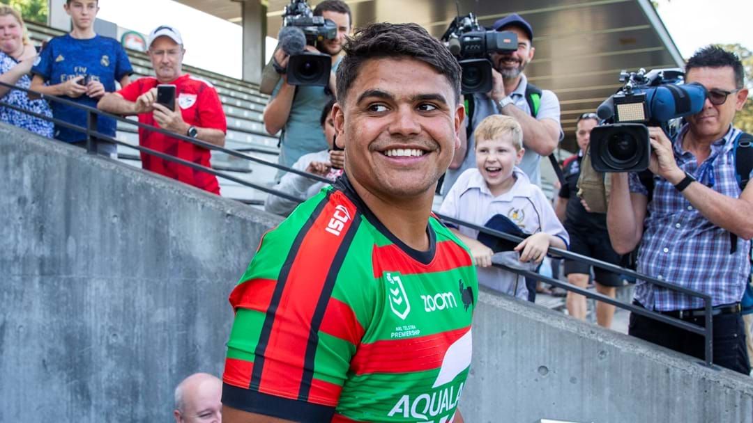 Article heading image for Latrell Mitchell's "Awkward" Run-In While Filming New Promotional Video For NRL