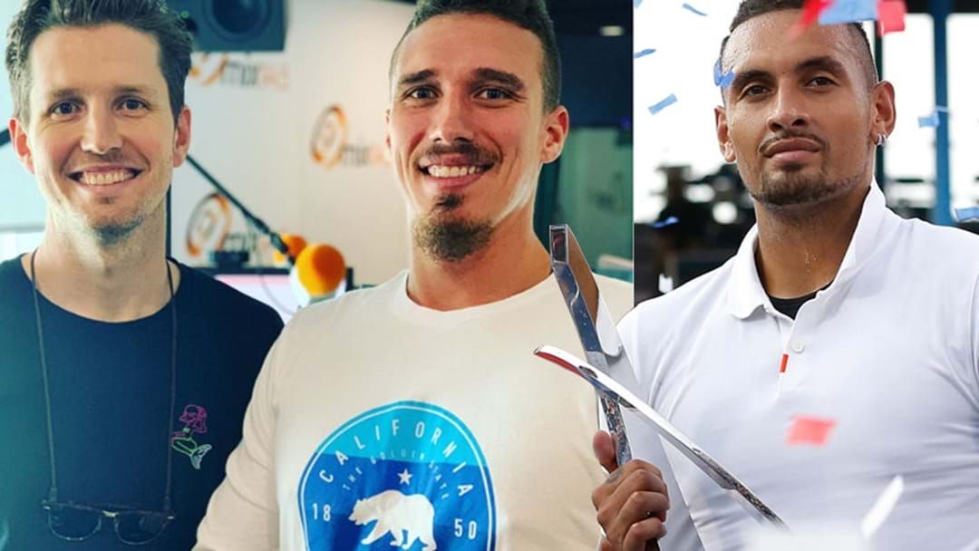 Article heading image for Survivor's Luke Toki Got Mistaken For Nick Kyrgios And Suffered An Awkard Nipple Cripple As A Result