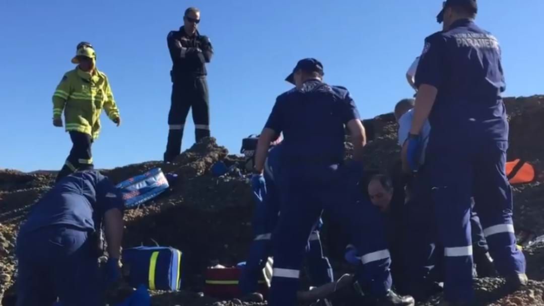 Article heading image for Rock Fisherman Injured At Catherine Hill Bay