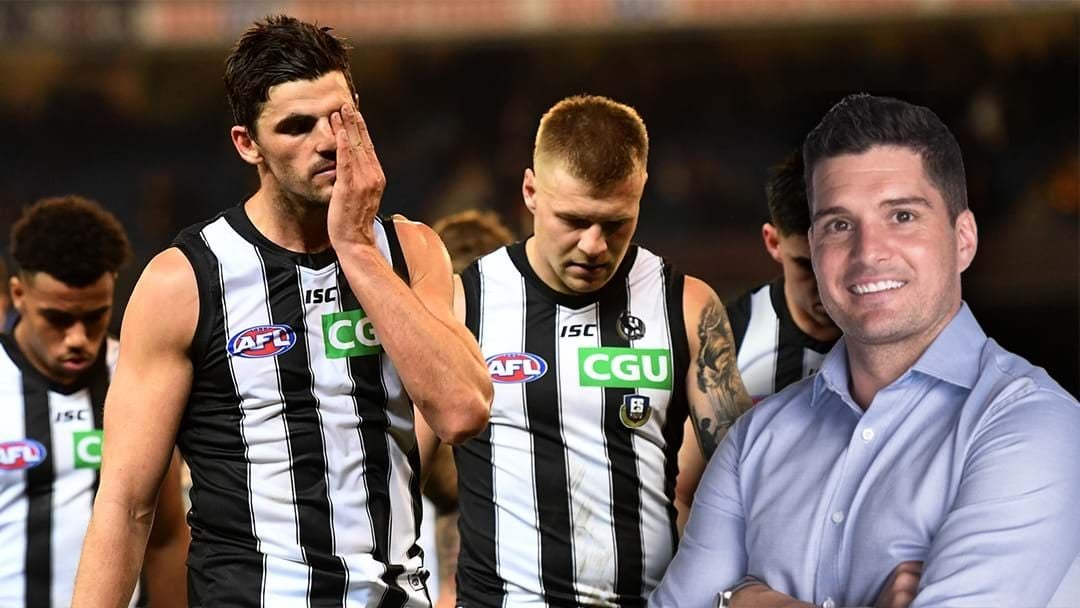 Article heading image for LISTEN | Leigh Montagna Says Collingwood Has Been Out Of Form Since Round 8 And May Have Been Figured Out