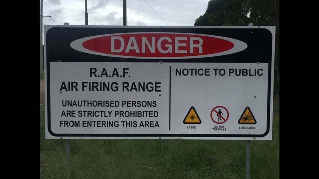 Article heading image for Trespassers At RAAF Air Weapons Range