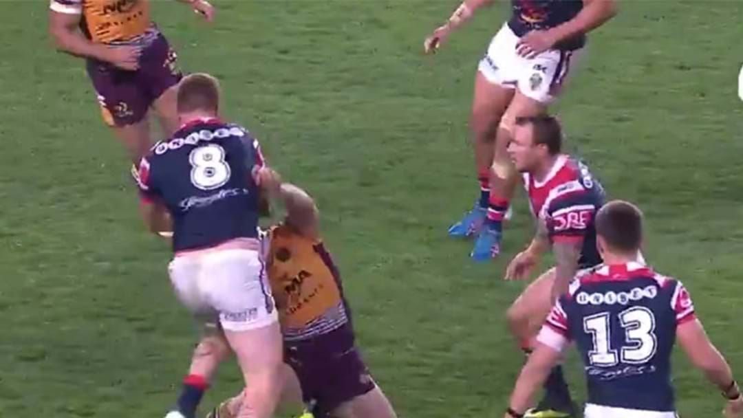 Article heading image for 'Sickening' | How The Triple M NRL Call Team Reacted To The Dylan Napa Hit On Andrew McCullough