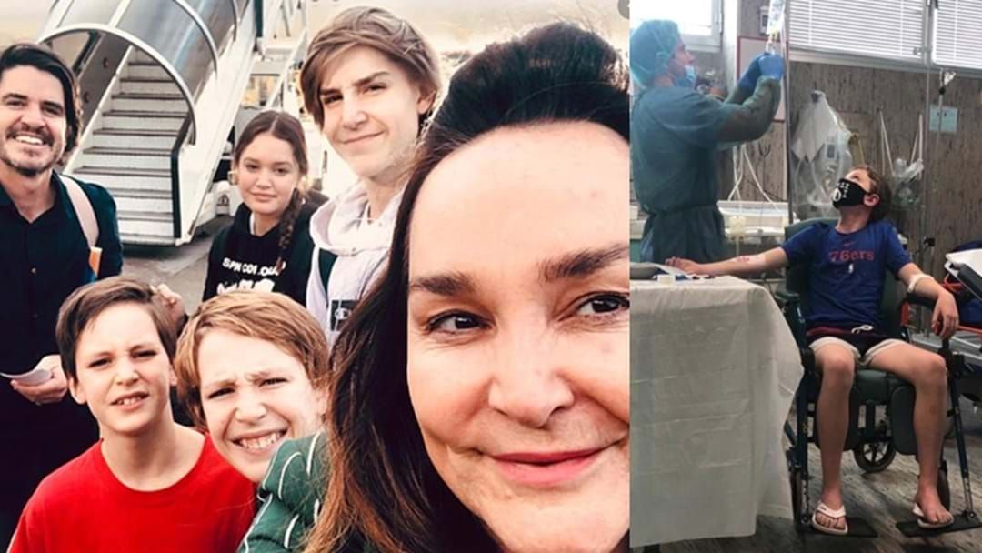 Article heading image for Kate Langbroek Opens Up About Having To Rush Her Son To Hospital In Italy!