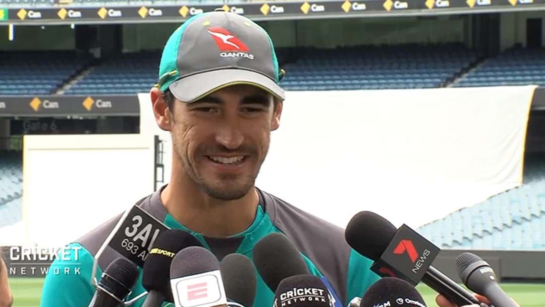 Article heading image for Mitch Starc Is Still Sledging The Poms Even Though He’s Missing Boxing Day