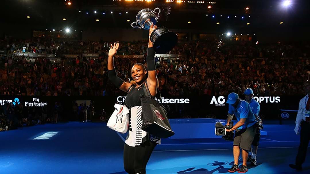 Article heading image for Serena Reveals She Was Pregnant While She Won The Australian Open