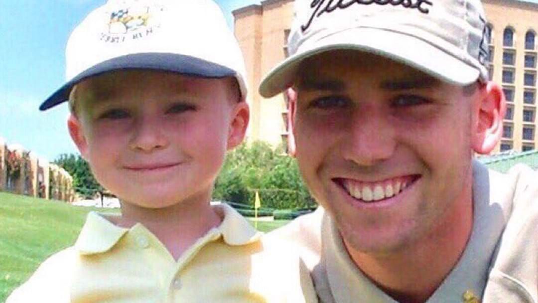 Article heading image for Sergio Garcia Recreated A Fan Photo From 18 Years Ago And It's Awesome