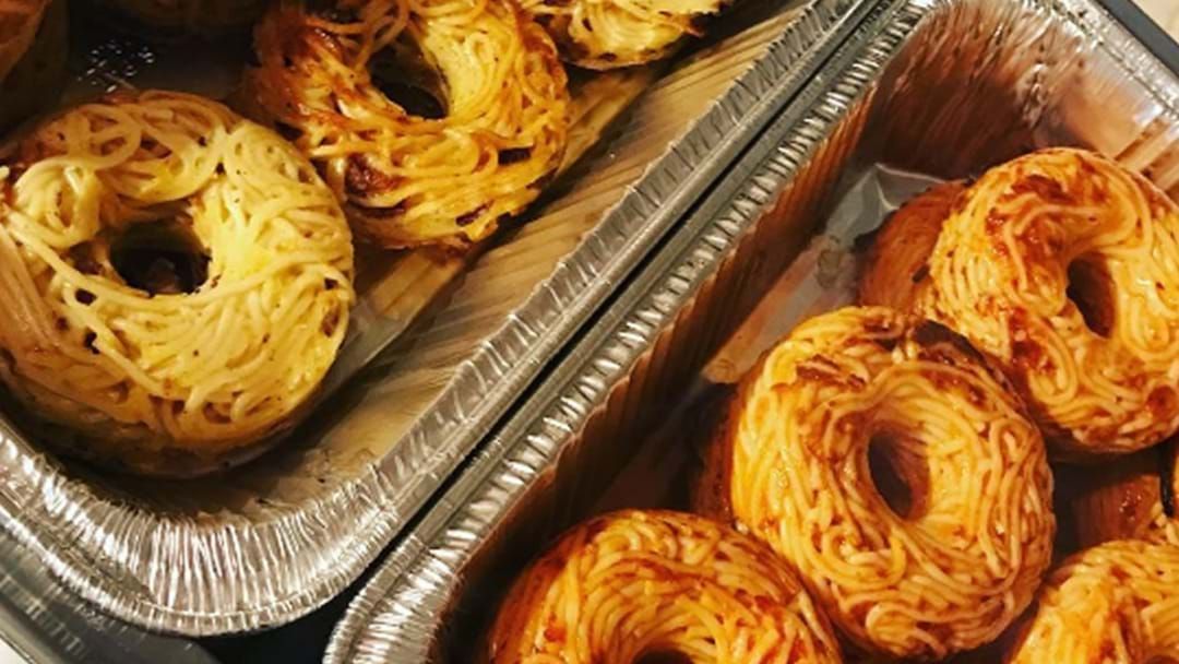 Article heading image for PSA: Spaghetti Doughnuts Are Real, You Guys