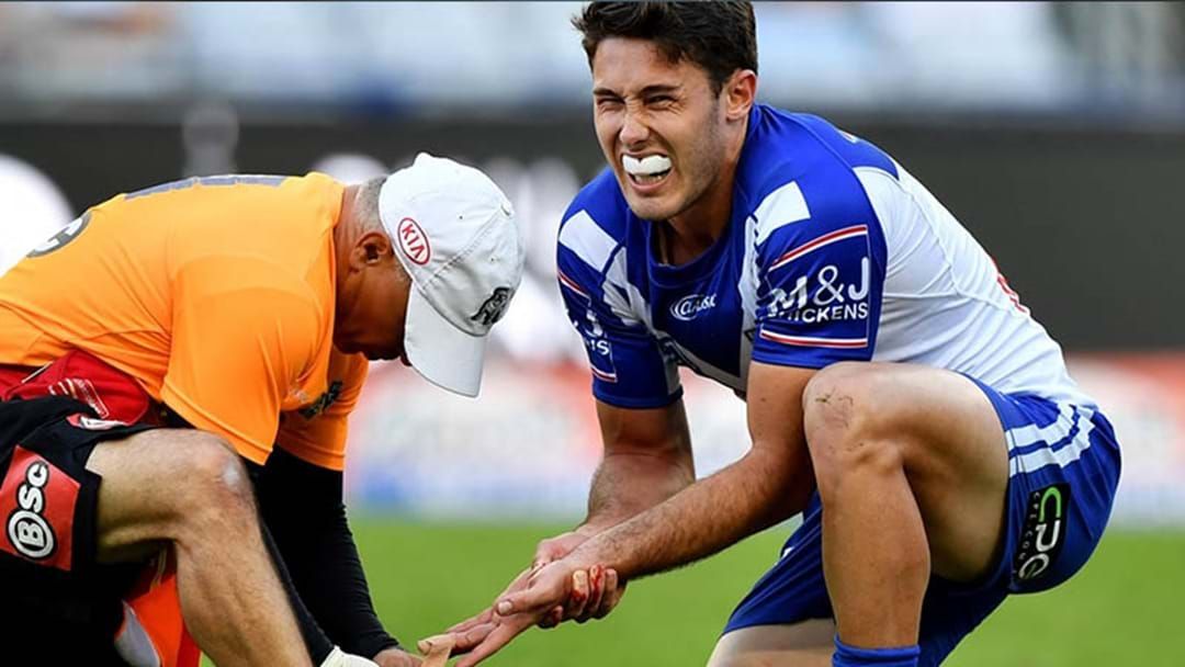 Article heading image for Brent Read Details The Horrific Injury Bulldogs Fullback Nick Meaney Sustained During Good Friday Footy