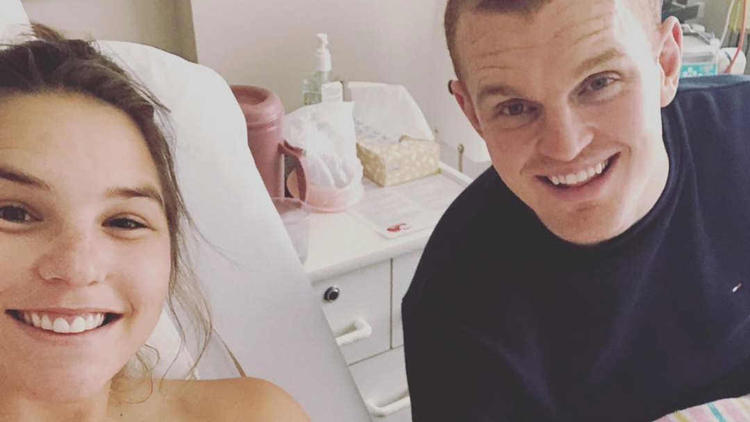 Article heading image for Ex-NRL Star Alex McKinnon And Wife Teigan Welcome Baby Girl