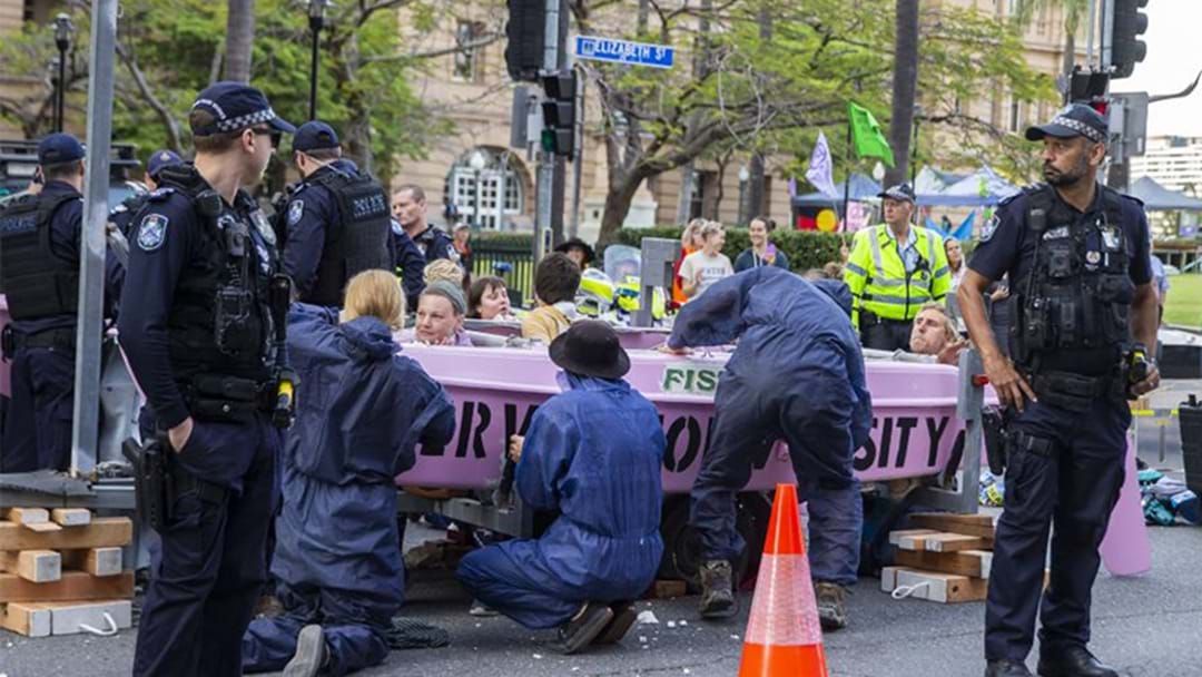 Article heading image for The Latest On The Extinction Rebellion Protest In Brisbane 