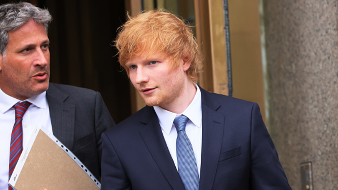 Article heading image for Ed Sheeran Denies Copying Martin Gaye Song In Plagiarism Case