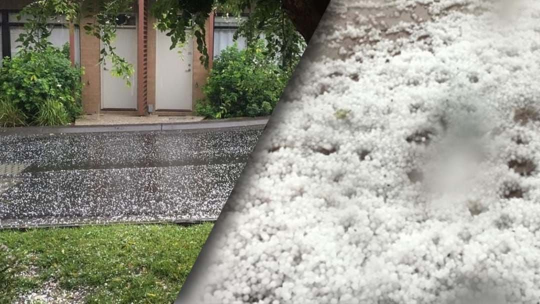 Melbourne Copped A February Hail Storm Today Triple M