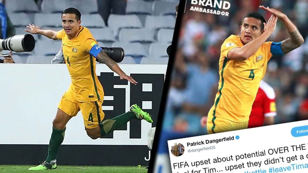 Article heading image for Patrick Dangerfield Goes Into Bat For Tim Cahill