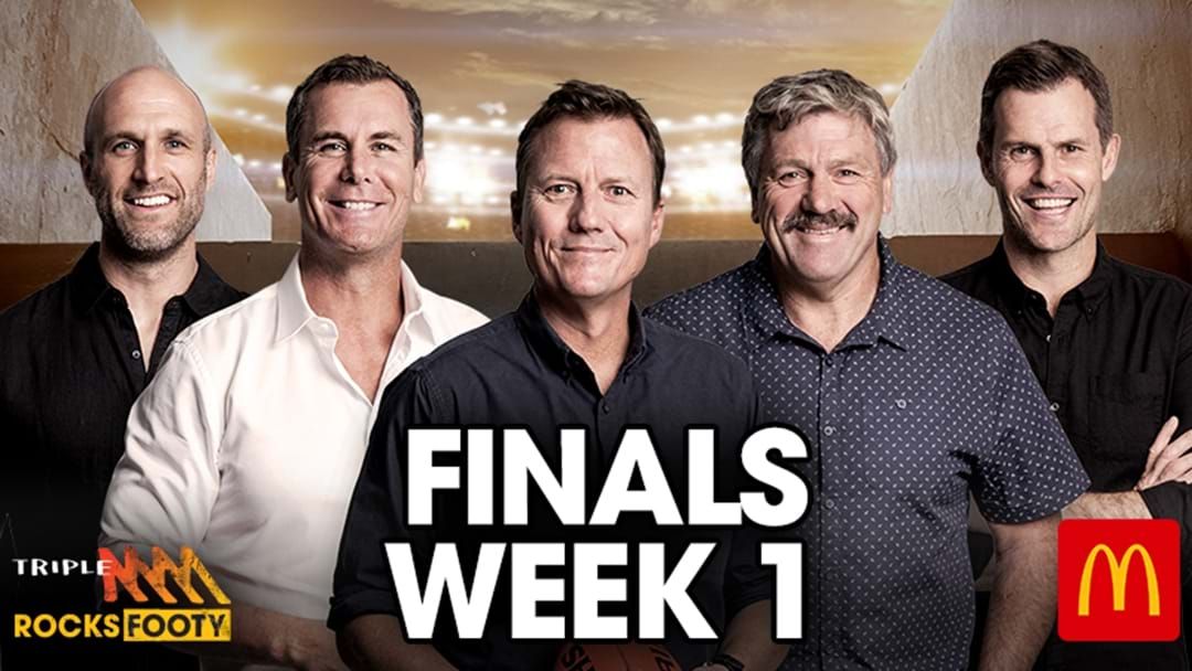 Article heading image for Triple M Footy On Air Coverage Finals Week 1 2020