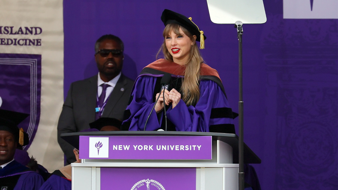 Article heading image for Taylor Swift Receives Honorary Doctorate From NYU! 