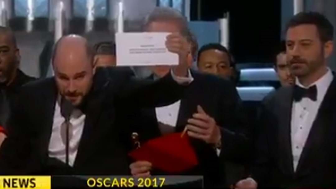 Article heading image for La La Land Incorrectly Read Out As Winner Of Best Picture