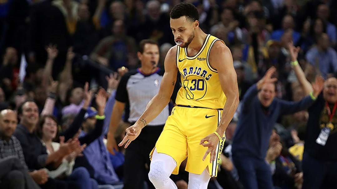 Article heading image for Steph Curry Just Put 23 Points On The Washington Wizards In One Quarter