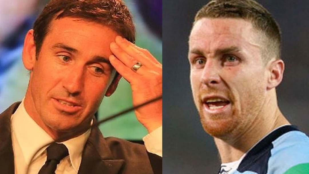 Article heading image for James Maloney Has Taken Exception To Andrew Johns' Origin Spray