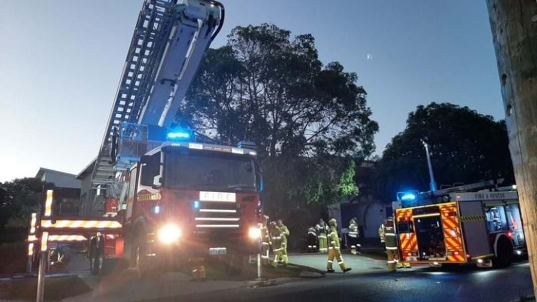 Article heading image for Firefighters Battle Massive House Fire In Perth's Western Suburbs