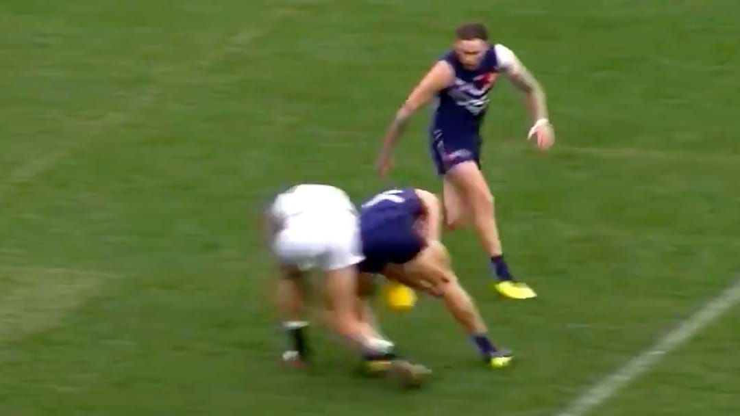Article heading image for Charlie Curnow Goes Down With A Knee Injury