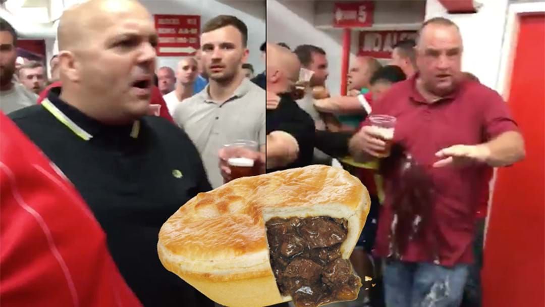 Article heading image for Two English Soccer Fans Punch On Over Meat Pie