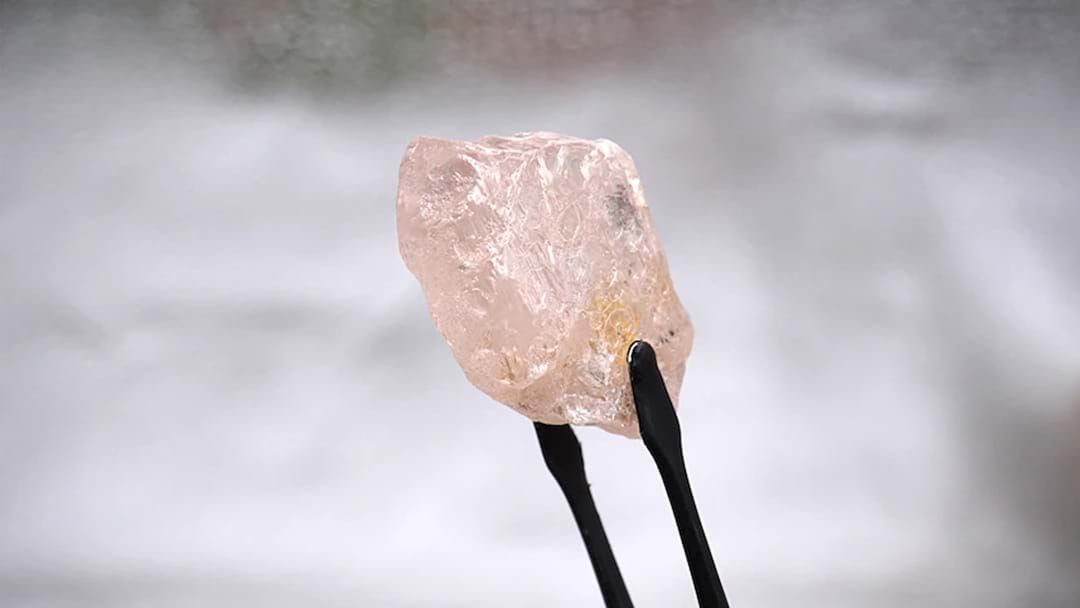 Article heading image for Rare Pink Diamond Unearthed At Angola Mine