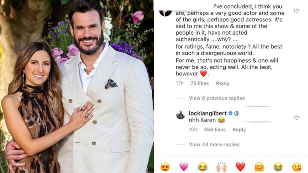 Article heading image for Locky Gilbert Has Clapped Back At Instagram Trolls After The Bachelor Finale 