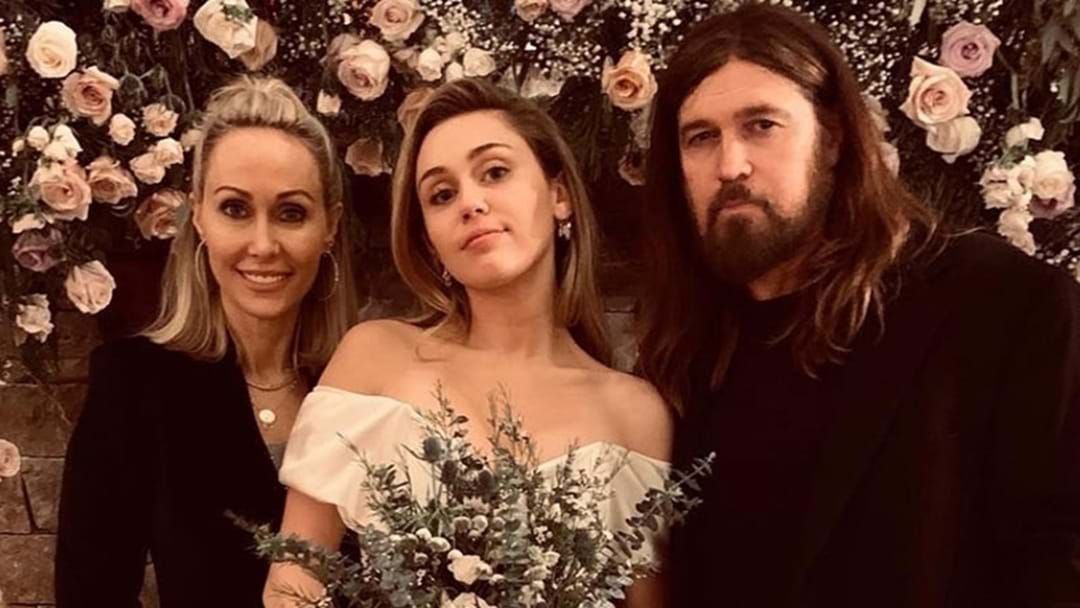 Article heading image for Miley Cyrus’ Parents Post More Photos From Her Wedding!