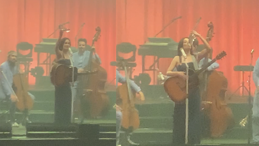 Article heading image for After Refusing In Sydney, Kacey Musgraves Finally Did A Shoey In Melbourne 