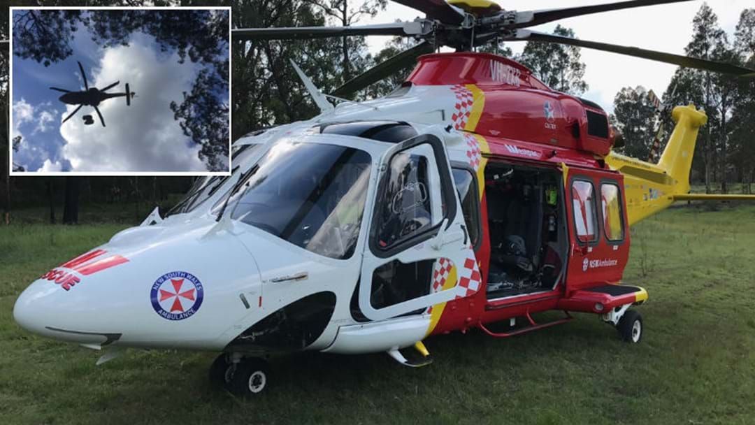 Article heading image for Dirt Bike Rider Winched to Safety Near Cessnock