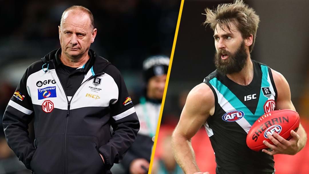 Article heading image for Ken Hinkley Explains Why Port Adelaide Dropped Justin Westhoff