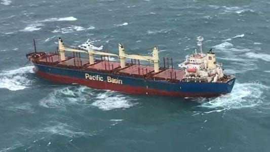 Tug Boats To The Rescue As Cargo Ship Set To Run Aground South Of Sydney