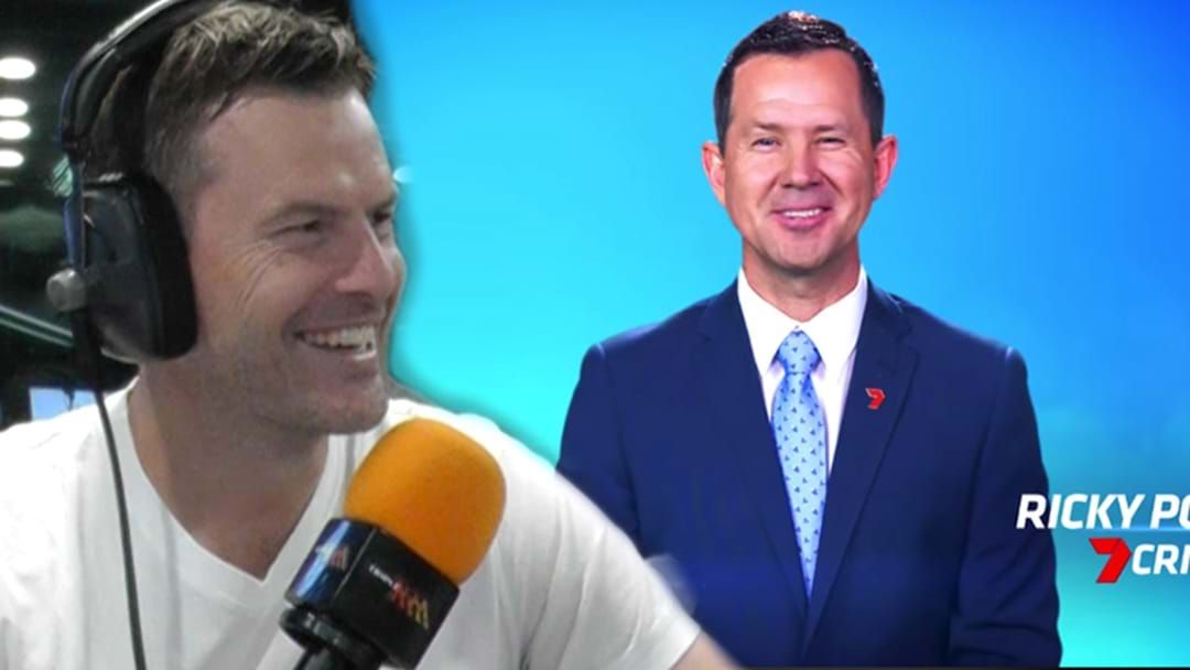 Article heading image for Ricky Ponting Cops It From Darce For That Channel 7 Cricket Promo