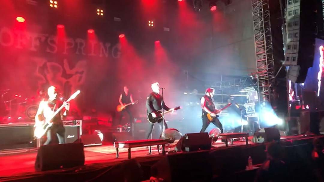 Article heading image for Check Out This Video Of The Offspring Covering An AC/DC Classic At Good Things Festival