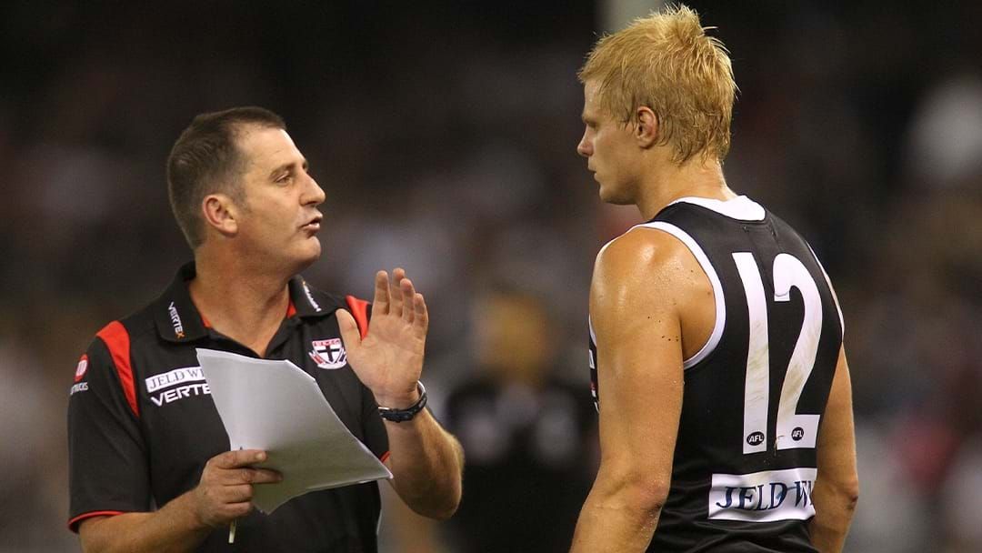 Article heading image for Nick Riewoldt's Story Of Ross Lyon Delisting A Player In His First Day As Saints Coach!
