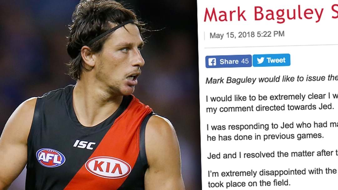 Article heading image for Mark Baguley Releases Statement On The Jed Lamb Sledge