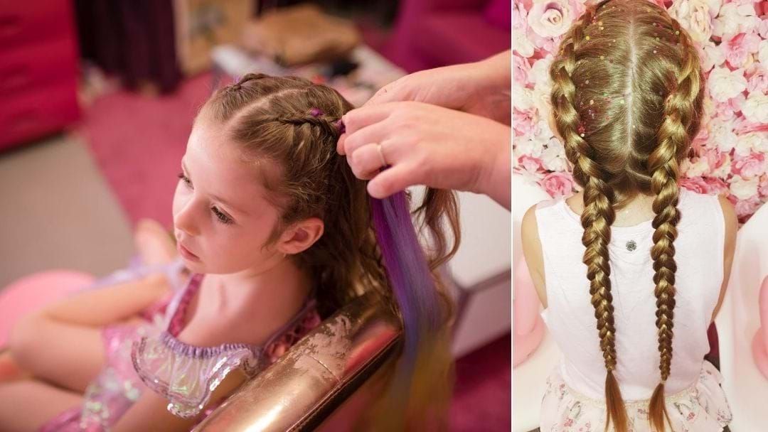 Article heading image for Forget Quarantine Hair Dye Trends... Pampered Princess Braid Bar Is Offering Free Styling In Time For School Holidays