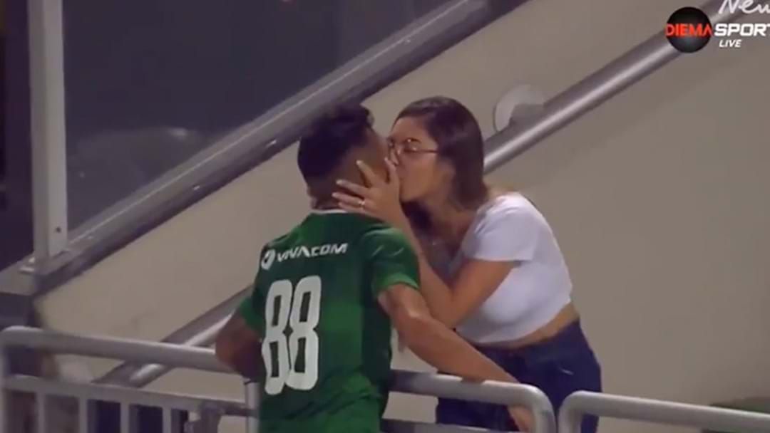 Article heading image for Brazilian Footballer's Embarrassing Goal Celebration 