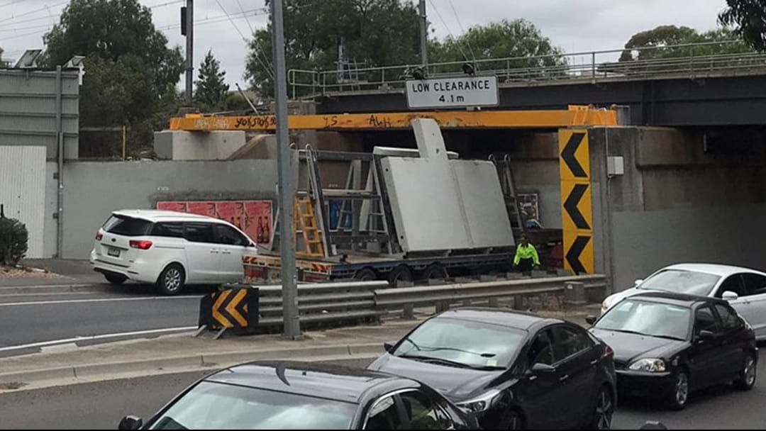 Article heading image for Another Day, Another Truck Hitting A Melbourne Bridge