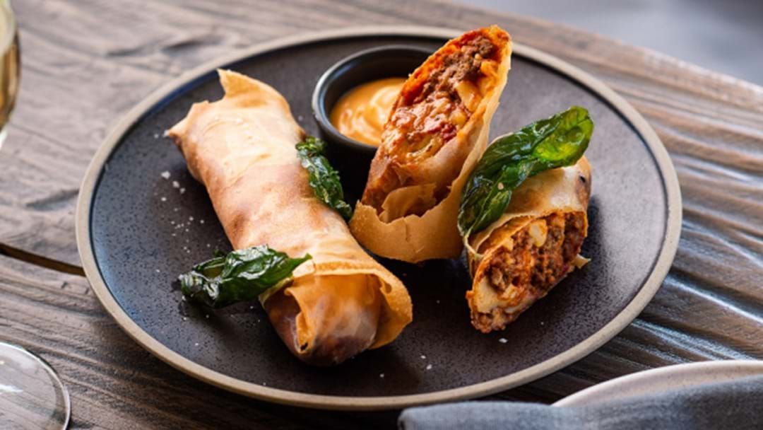 Article heading image for 2000 Free Lasagne Spring Rolls Are Up For Grabs Tomorrow