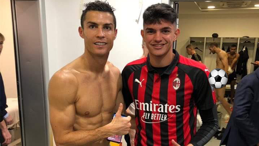 Article heading image for Cristiano Ronaldo Poses For Online Photo, Accidentally Exposes His Teammate's Tadge