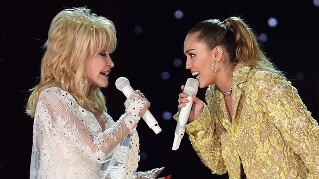 Article heading image for Dolly Parton & Miley Cyrus Just Delivered The ‘Jolene’ Duet We’ve Been Waiting For