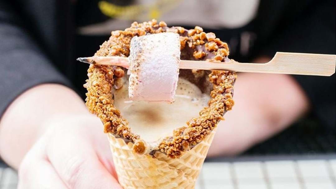 Article heading image for Espresso Martinis Served In A Waffle Cone With A Marshmallow Are Here!