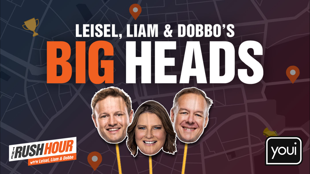  Competition heading image for Triple M Rush Hour's BIG HEADS! 