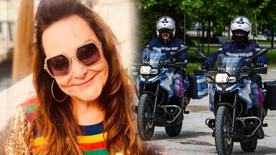 Article heading image for After Over Two Months In Quarantine, Kate Langbroek Goes Outside Only To Have To HIDE from Italian Police! 